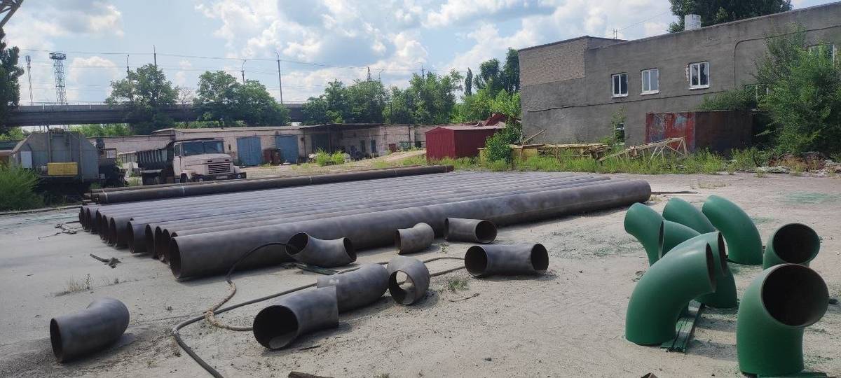 Труби після піскоструминного очищення до Sa 2.5